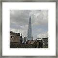 London Shard And Tower Framed Print
