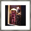 London Window By Night Framed Print