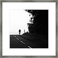 Lone Rider Framed Print