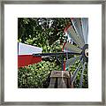 Lone Star Windmill Framed Print