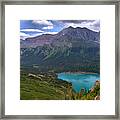 Lone Tree Over Grinnell Lake Framed Print