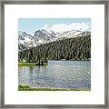 Long Lake Splender Framed Print