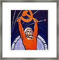 Long Live The Soviet People - The Space Pioneers Framed Print