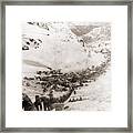 Long Ribbon Of Miners Bound Framed Print