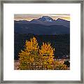 Longs Peak From Moraine Park - Fall Framed Print