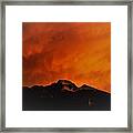 Longs Peak Sunset Framed Print