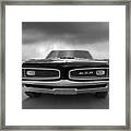 Look At Me - Gto Black And White Framed Print