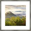 Looking Glass Sunrise - Blue Ridge Parkway Landscape Framed Print