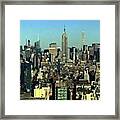 Looking Homeward From #1wtc Framed Print