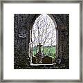 Looking Out Fuerty Church Roscommon Ireland Framed Print