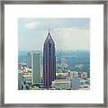 Looking Out Over Atlanta Framed Print