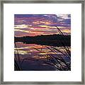 Lopez Island Sunrise Framed Print