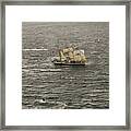 Lord Nelson Enters Sydney Harbour Framed Print