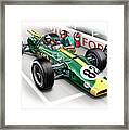 Lotus 38 Indy 500 Winner 1965 Framed Print