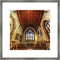 Loughborough Church - Altar Vertorama Framed Print