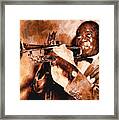 Louis Armstrong Framed Print