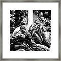 Louisiana Crawfish - Square Bw Framed Print