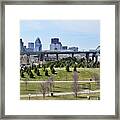Louisville Ky And Waterfront Park Framed Print