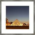 Louvre At Night 2 Framed Print