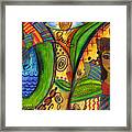 Love Angels Framed Print