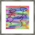 Love Colors Framed Print