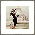 Love, From Paris Framed Print