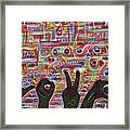 Love Hands Rendering Framed Print