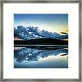 Lower Lake Sunset Framed Print