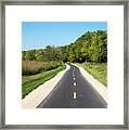 Lower Yahara River Trail 6- Madison - Wisconsin Framed Print