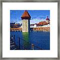 Luzern Tower Framed Print