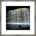 The Back Side Of The Waterfall Framed Print