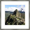 Machu Picchu Ruin, Peru Framed Print