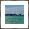 Mackinac Bridge 3707 Framed Print