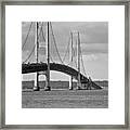 Mackinac Bridge 6111 Framed Print