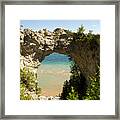 Mackinac Island Arch Framed Print