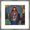 Madonna And Infant With Saint Anne Framed Print