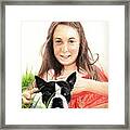 Madyson And Cooper Framed Print