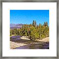 Magical Intersections Methow Valley Landscapes By Omashte Framed Print