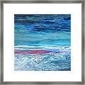 Magnificent Morning Abstract Seascape Framed Print