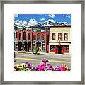 Main Street - Breckenridge Colorado Framed Print