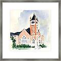 Main Street Methodist Church Framed Print