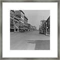 Main Street Oshkosh Wisconsin Framed Print