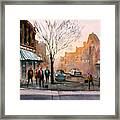 Main Street - Steven's Point Framed Print