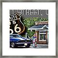 Main Street, Usa Camaro Framed Print