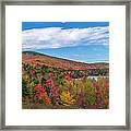 Maine Fall Landscape Framed Print