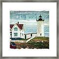 Maine Lighthouse Framed Print