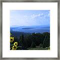 Maine Mountain Vistas Framed Print