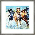 Majestic Horses Framed Print