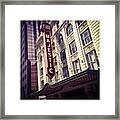 Majestic #theater #architecture Framed Print