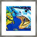Mako Shark - Salt Water Game Fish Framed Print